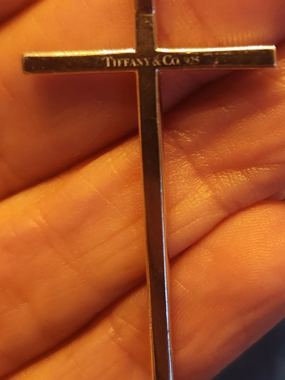 Tiffany & Co. Sterling Silver Cross Pendant - Silver